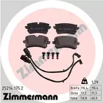 Задние тормозные колодки Zimmermann  25214.175.2