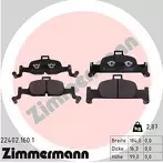 Передние тормозные колодки Zimmermann  22402.160.1