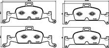 Передние тормозные колодки Brembo P 85 164 для Audi A6 C8 / седан