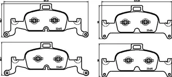 Brembo P 85 164 <span>тормозные колодки передние</span>