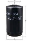 Масляный фильтр Mahle OC 604 OC 604