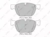 Передние тормозные колодки Lynx  BD-1417