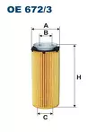 Масляный фильтр Filtron OE 672/3
