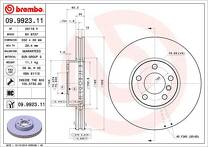 Тормозной диск Brembo Prime Line  09.9923.11