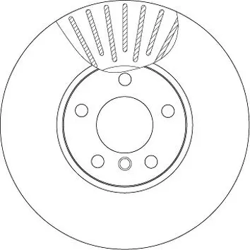TRW DF4852S <span>тормозной диск вентилируемый</span>