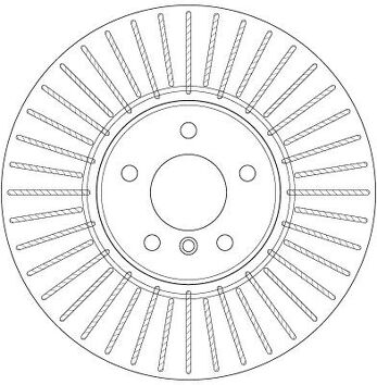 TRW DF6408S <span>тормозной диск вентилируемый</span>