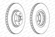 Тормозной диск Ferodo Premier Coat+ disc DDF1713C-1 для BMW X6 М E71