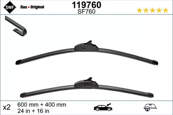 SWF VisioFlex 119760 <span>щетки стеклоочистителя 600/400 мм</span>