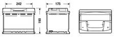 Аккумулятор Exide Excell 62 Ач  EB620