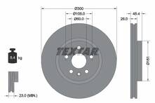 Тормозной диск Textar 92277205 для Opel Astra K / хэтчбек / рестайлинг