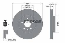Тормозной диск Textar 92277103 для Opel Astra K / хэтчбек / рестайлинг