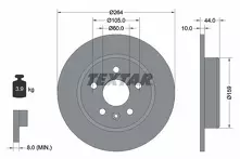 Тормозной диск Textar 92275303 для Opel Astra K / хэтчбек / рестайлинг