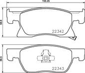 Передние тормозные колодки Brembo P 59 092 для Opel Astra K / хэтчбек / рестайлинг