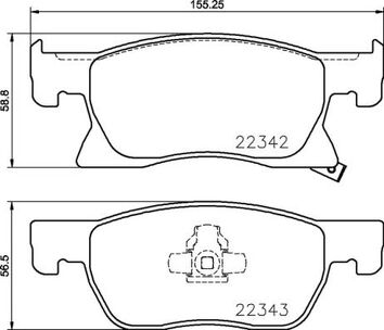 Brembo P 59 092 <span>тормозные колодки передние</span>