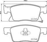 Передние тормозные колодки Brembo P 59 091 для Opel Astra K / хэтчбек / рестайлинг
