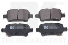 Задние тормозные колодки NK 223654 для Opel Astra K / хэтчбек / рестайлинг