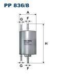 Топливный фильтр Filtron PP 836/8 PP 836/8