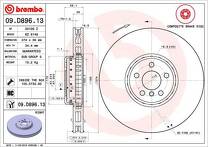 Тормозной диск Brembo Prime Line 09.D896.13 для BMW 8 серии G15 / купе / рестайлинг