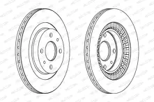 Тормозной диск Ferodo  DDF1147