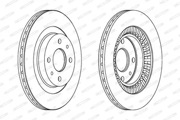 Ferodo DDF1147 <span>тормозной диск вентилируемый</span>