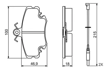 Bosch 0 986 495 212 <span>тормозные колодки передние</span>