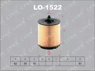 Масляный фильтр Lynx  LO-1522
