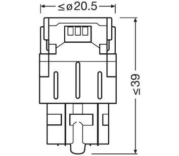 W21/5W Osram LEDriving Standart gen3 <span>лампы автомобильные светодиод 6000K</span>