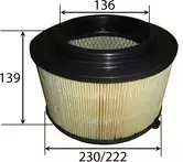 Воздушный фильтр JS Asakashi A25003
