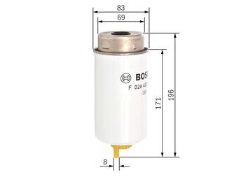 Bosch F 026 402 040 <span>топливный фильтр</span>