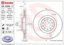 Тормозной диск Brembo Prime Line  09.C306.11
