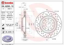 Тормозной диск Brembo Xtra Line 09.A200.1X для Volkswagen Teramont 1 пок. / рестайлинг
