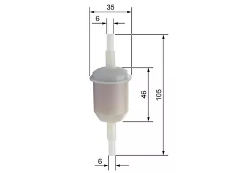 Bosch 0 450 904 058 <span>топливный фильтр</span>