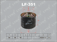 Топливный фильтр Lynx LF-351 LF-351