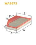 Воздушный фильтр WIX WA9872