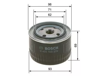 Bosch 0451103274 <span>масляный фильтр</span>