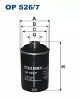 Масляный фильтр Filtron  OP 526/7