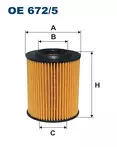 Масляный фильтр Filtron OE 672/5