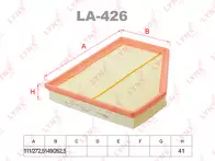 Воздушный фильтр Lynx LA-426