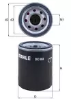 Масляный фильтр Mahle  OC 602