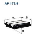 Воздушный фильтр Filtron AP 173/8 AP 173/8