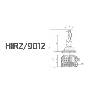 HIR2 MTF Cyber Light PRO <span>лампы автомобильные светодиод 6000K</span>
