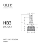 MTF Cyber Light PRO HB3 6000k  CPB3K6