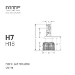 MTF Cyber Light PRO H18 6000k  CP07K6