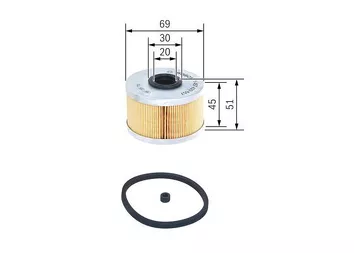 Bosch 1 457 429 657 <span>топливный фильтр</span>