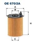 Масляный фильтр Filtron OE 670/2A OE 670/2A