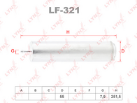 Топливный фильтр Lynx LF-321 LF-321