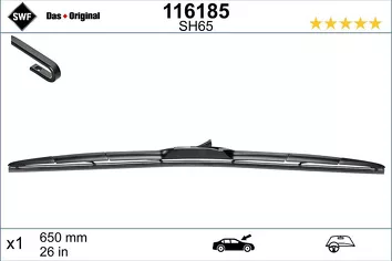 SWF Hybrid 116185 + 116185 <span>щетки стеклоочистителя 650/650 мм</span>