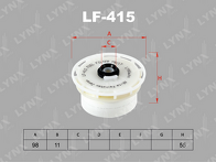 Топливный фильтр Lynx LF-415 LF-415