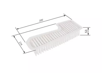 Bosch F026400158 <span>воздушный фильтр </span>