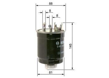 Bosch 0 450 906 409 <span>топливный фильтр</span>